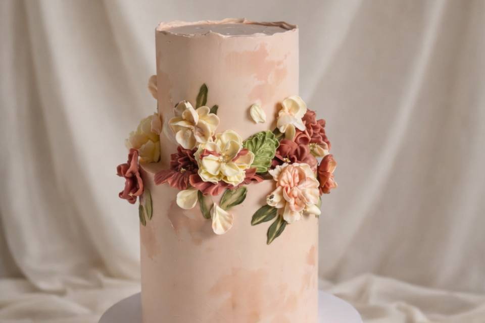 Fleurs en crème