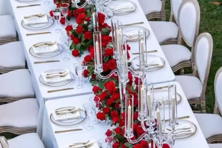 Décor table