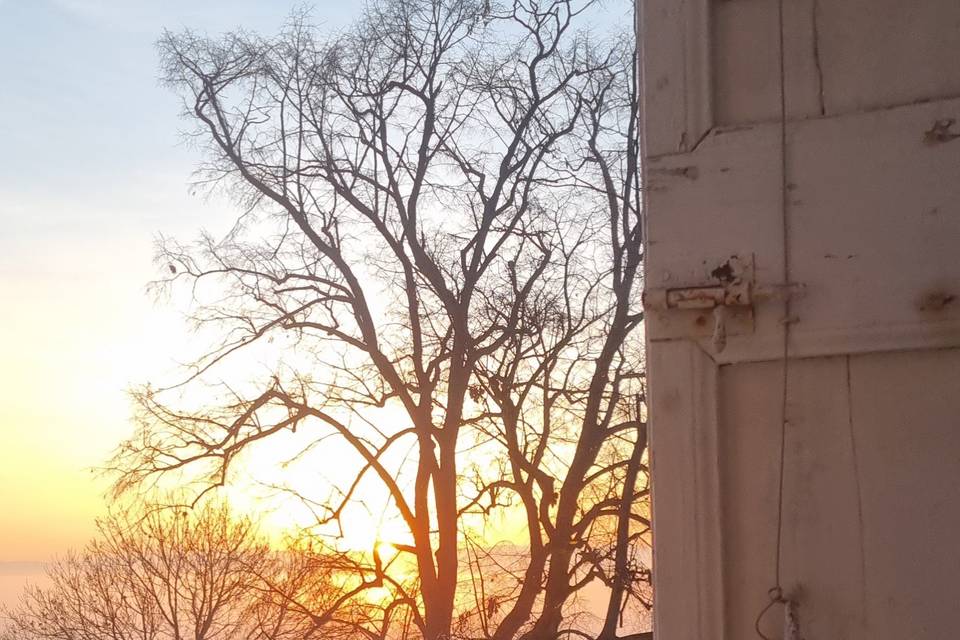 Lever du soleil sur Bourrassol