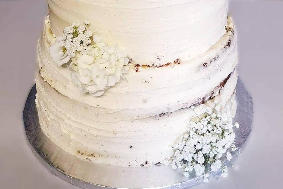 Wedding cake champêtre chic