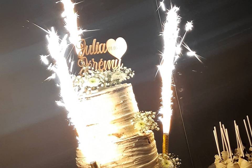 Wedding cake champêtre