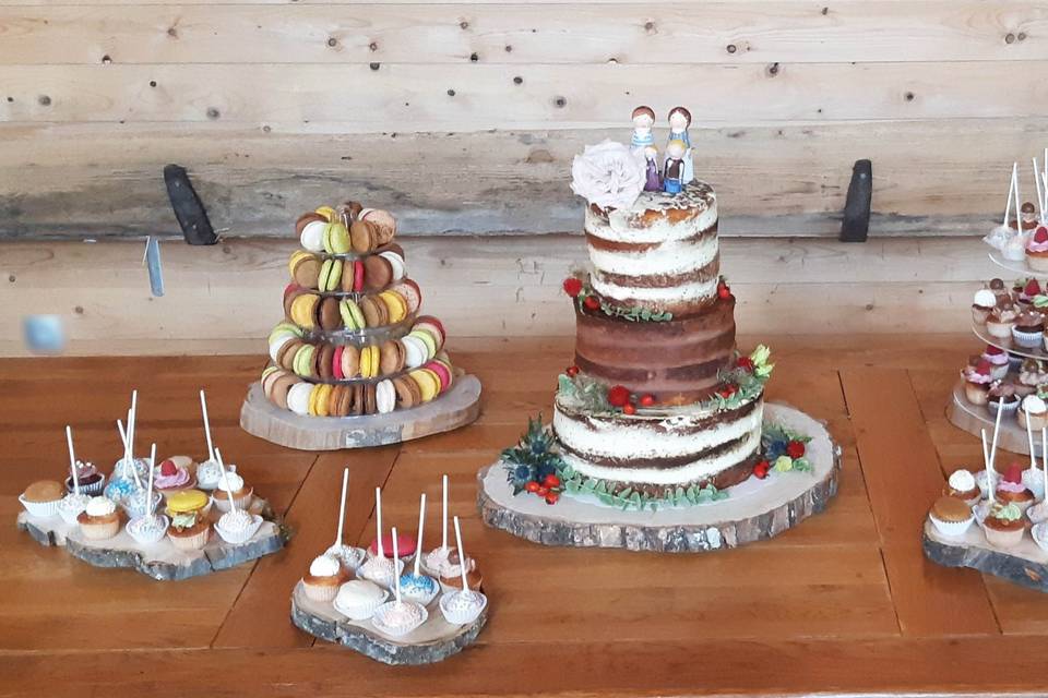 Wedding cake et buffet