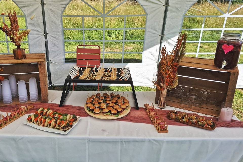 Buffet vin d'honneur