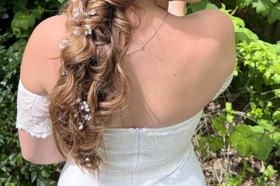 Hairstyle mariée