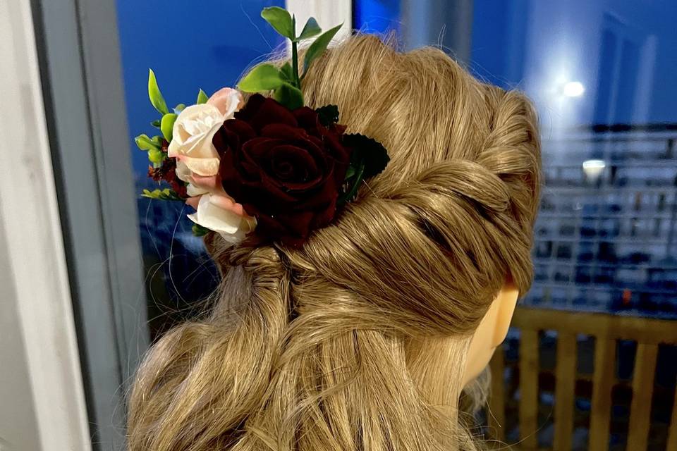 Coiffure Bohème mariée