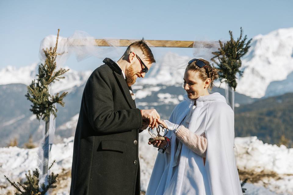 Mariage en hiver