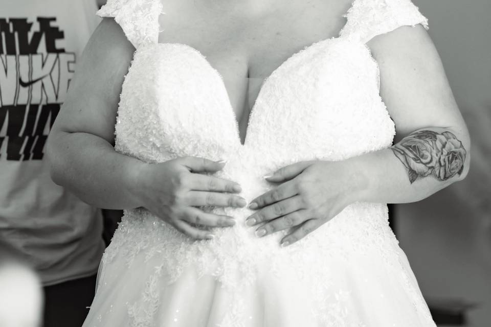 Préparation de la mariée