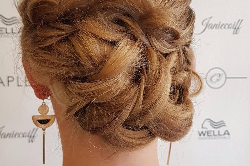 Chignon Messy fantaisie