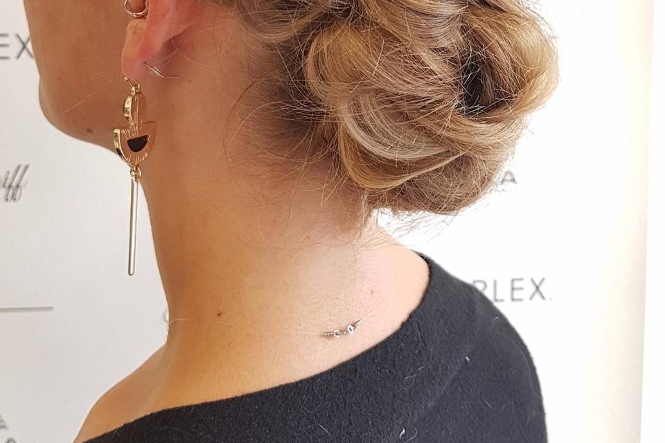 Chignon Messy fantaisie