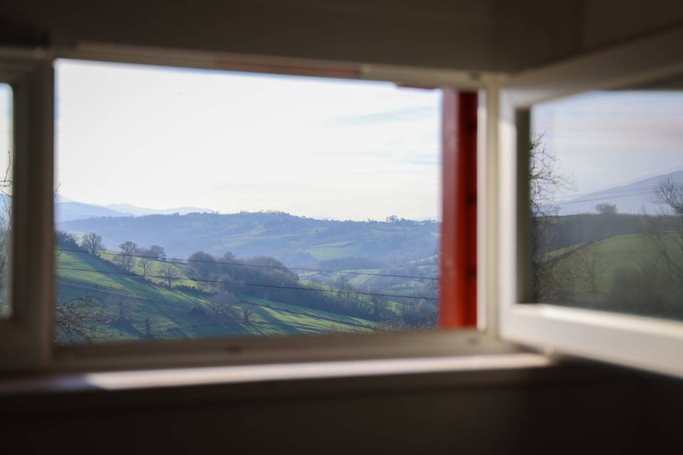Vue sur les pyrénées