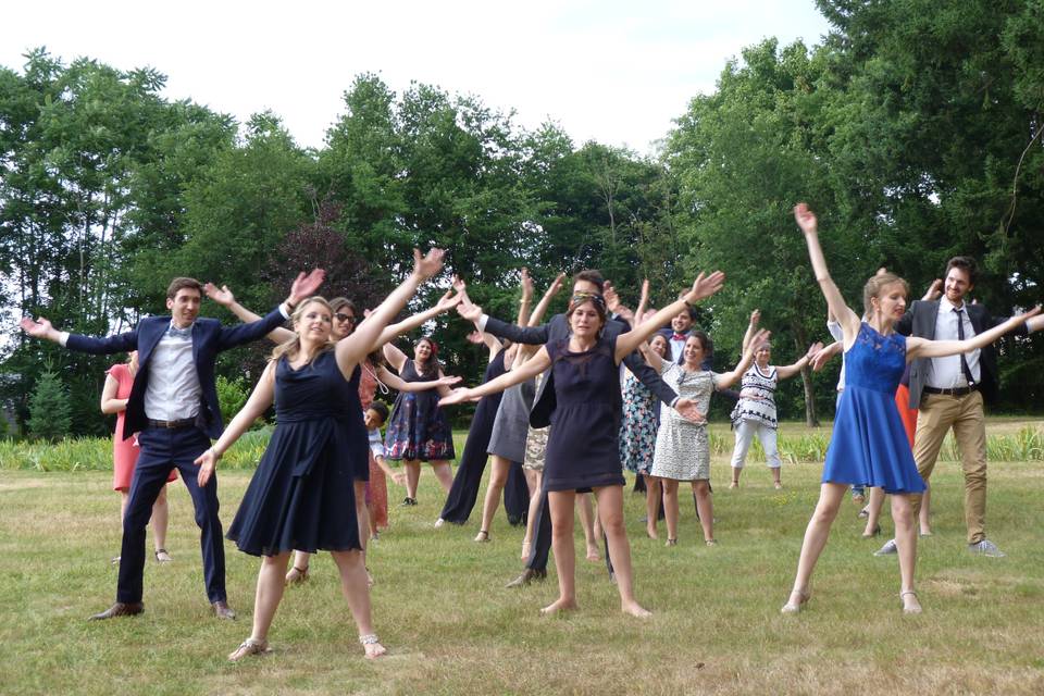 Flash mob pour mariage