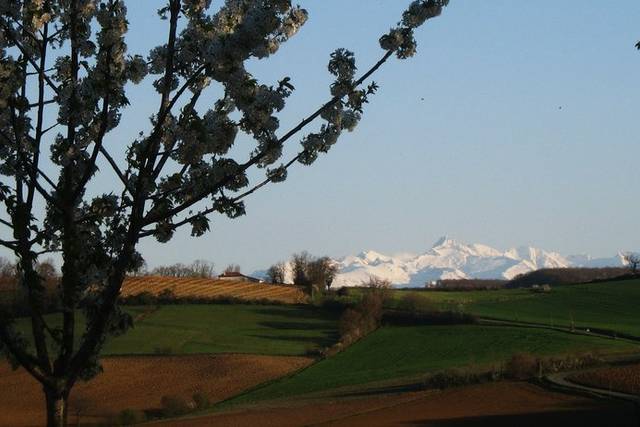 Panorama depuis le gîte