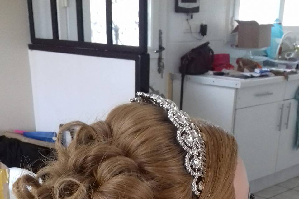 Modèle chignon mariage