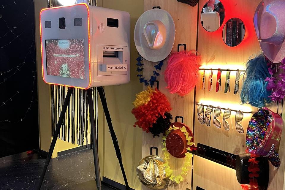 Photobooth avec accessoires