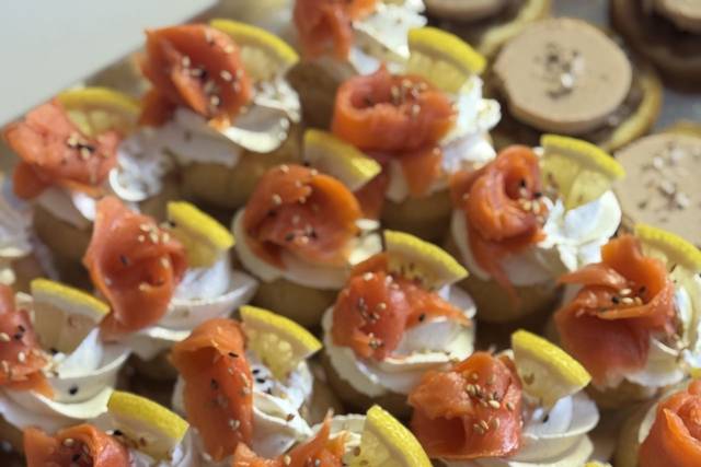 Choux fromage frais & saumon