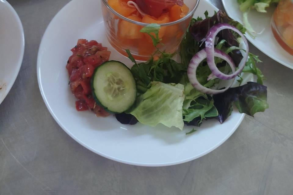 Melon jambon