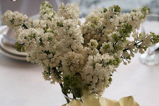 Fond fleuri, effet studio