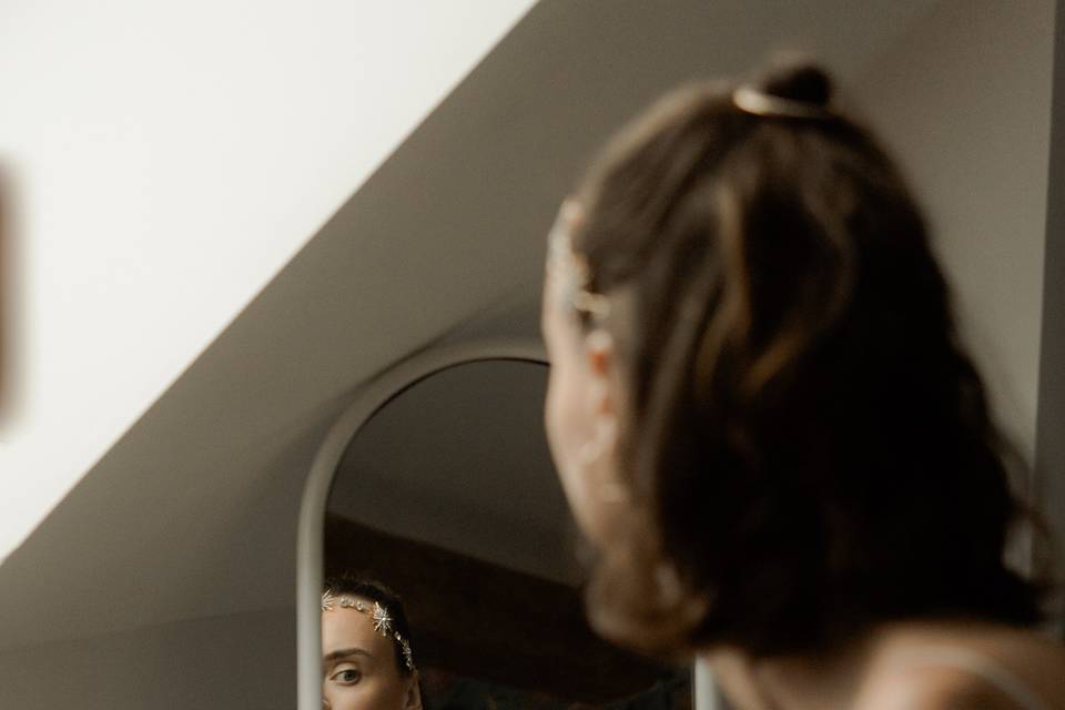 Une robe de mariée épurée