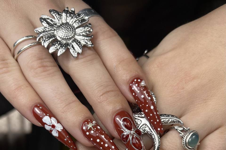 Gel X et nail art