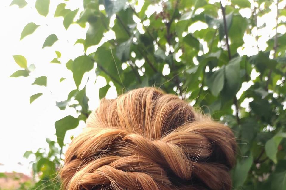 Chignon tressé
