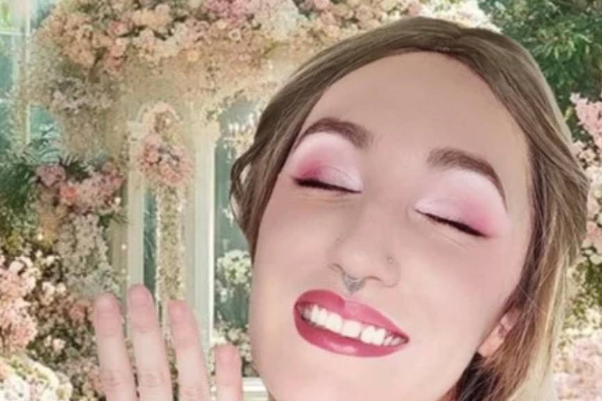 Maquillage mariée rosé nude