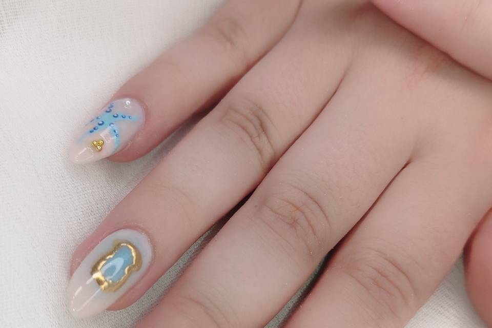 Ongle mer été