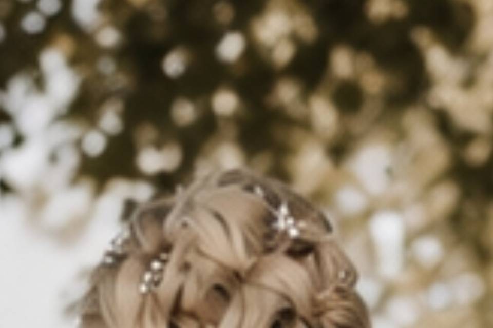 Chignon bohème mariage