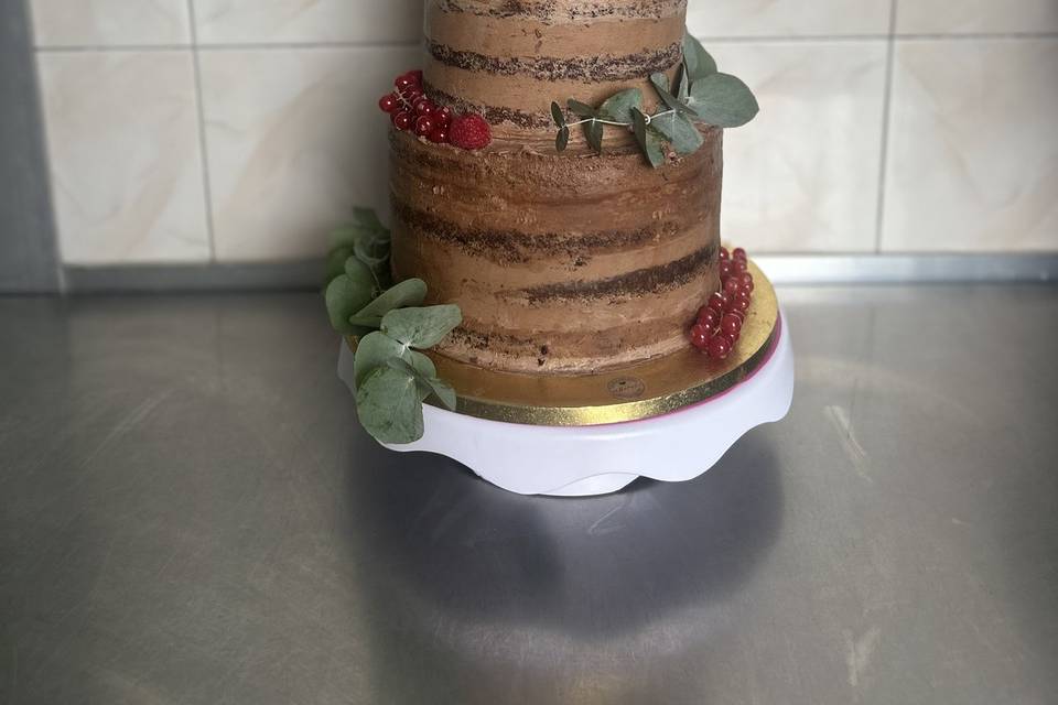 Nude cake au chocolat