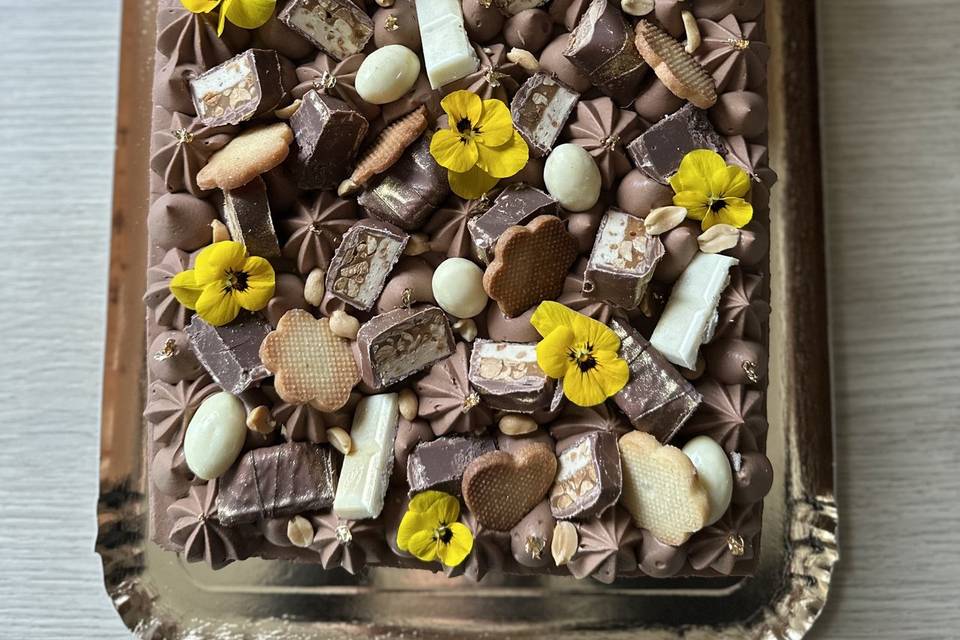 Entremets Snickers
