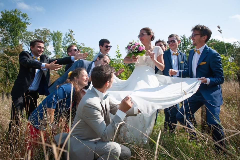 Célébration de la mariée