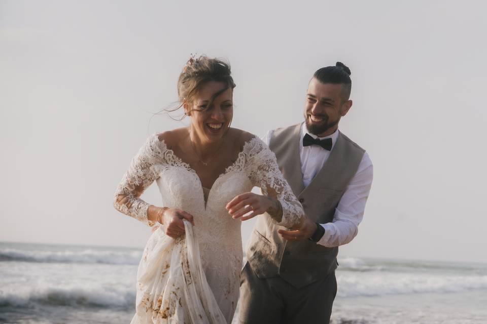 Shooting Couple après mariage