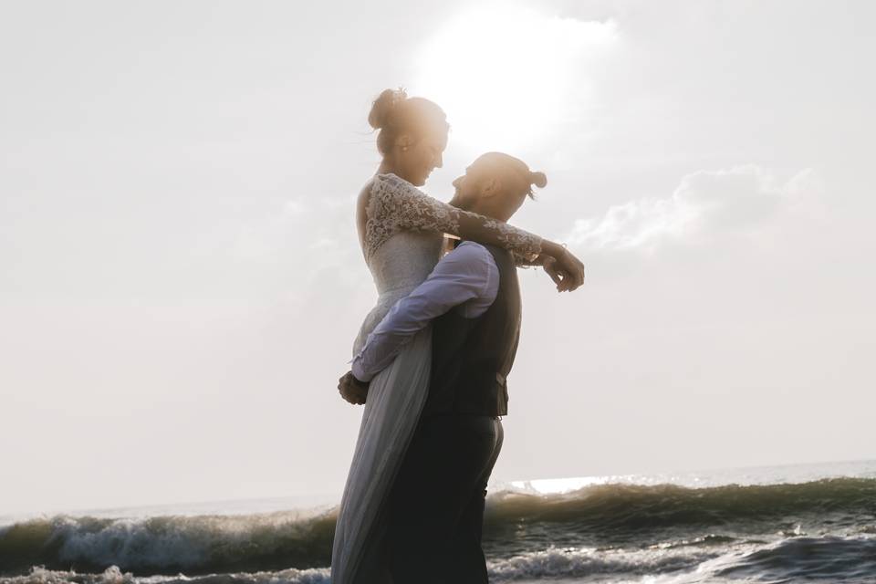 Shooting Couple après mariage