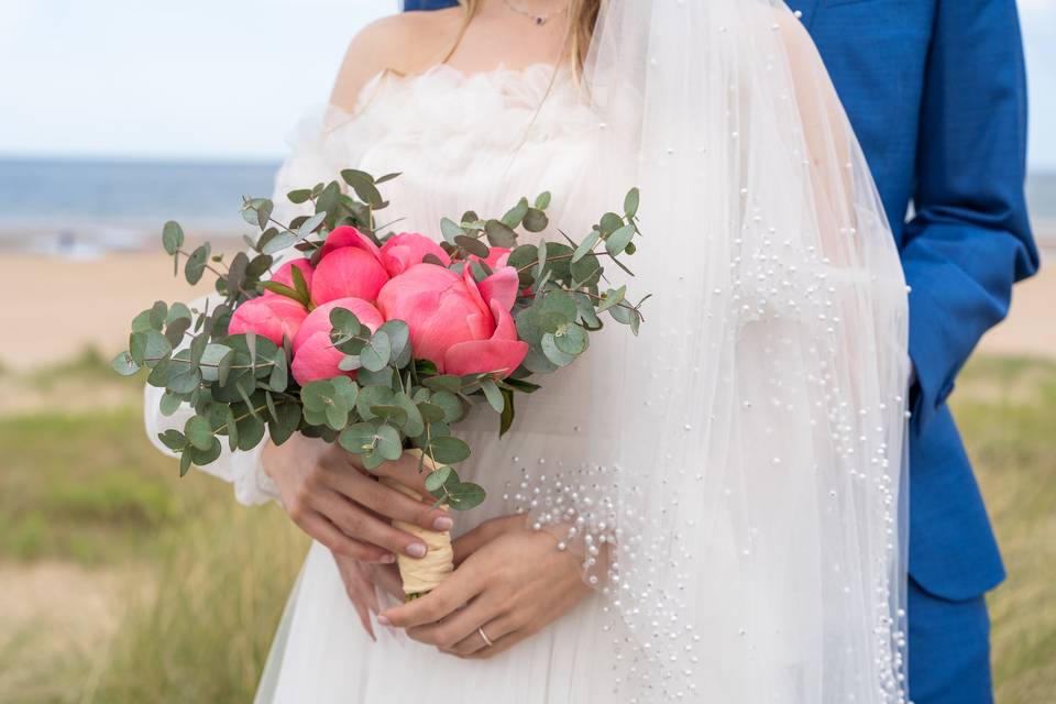 Le bouquet de la marié