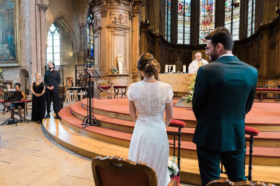 Cérémonie à l'église