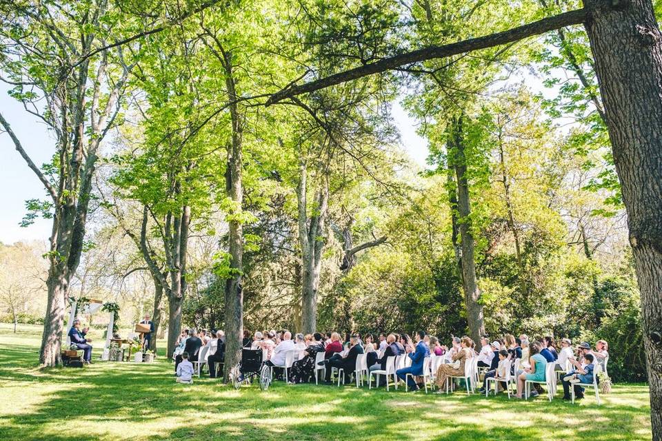 Cérémonie en plein air