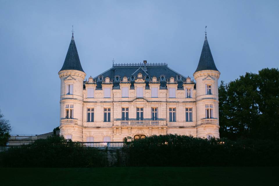 Chateau crepuscule