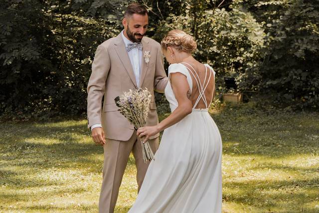 First look avec les mariés