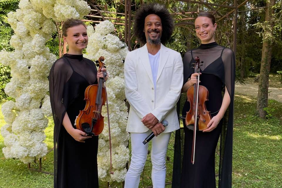 Ceremonie chanteur+ 2 violons