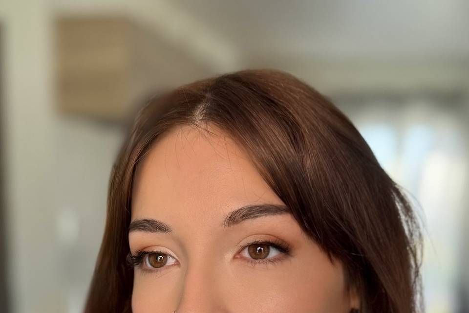 Maquillage invitée naturel