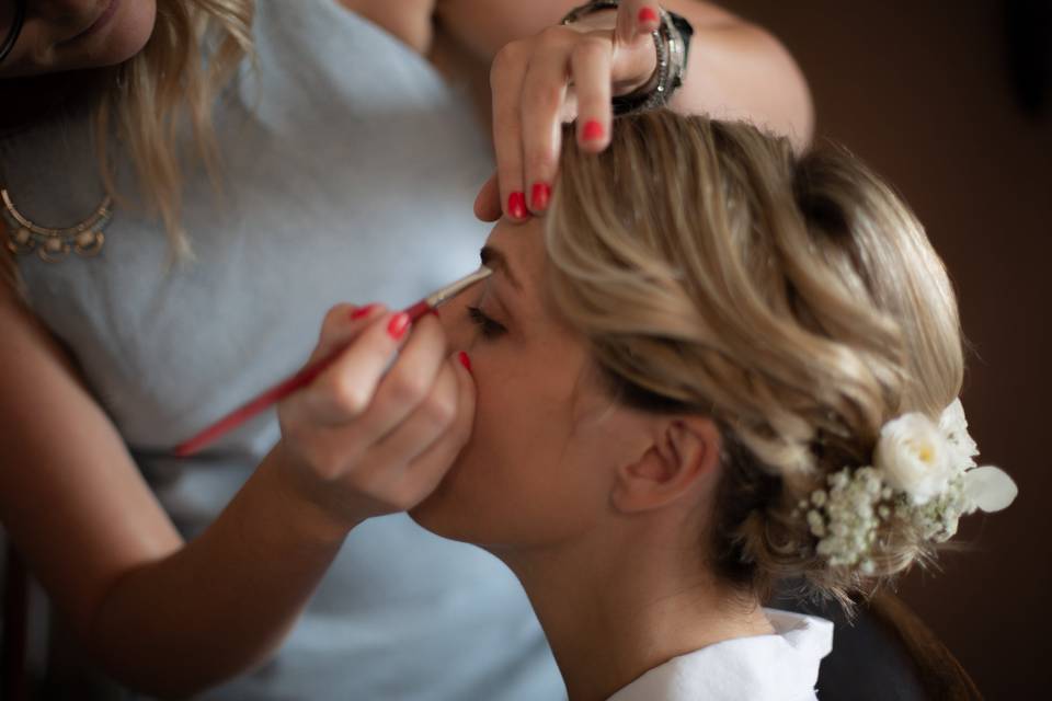 Séance maquillage