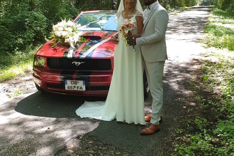 Décorer la voiture des mariés - Mariage 51 Reims