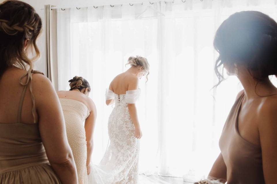 Mariage ferme du rocher