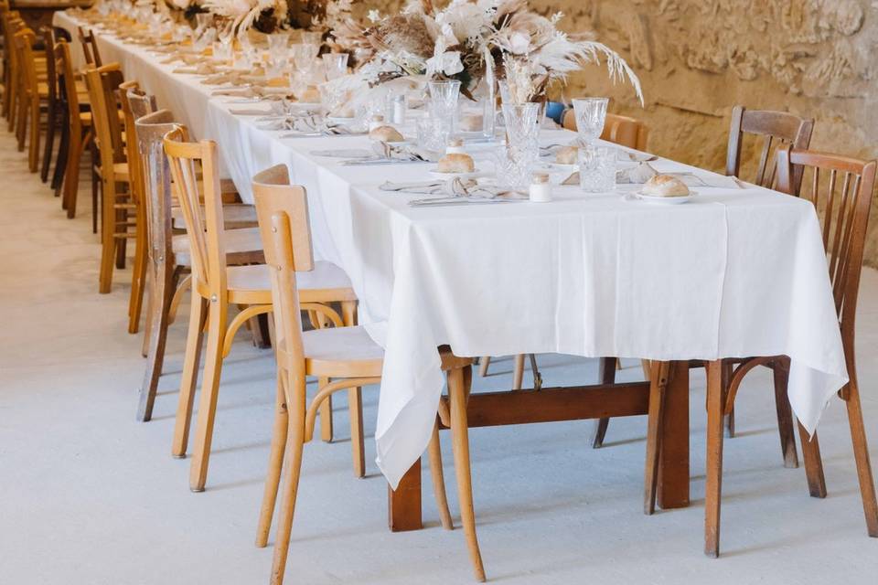 Mariage ferme du rocher