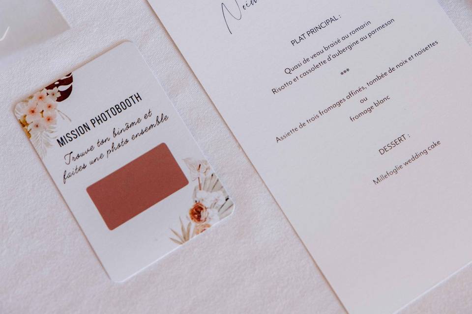 Mariage ferme du rocher