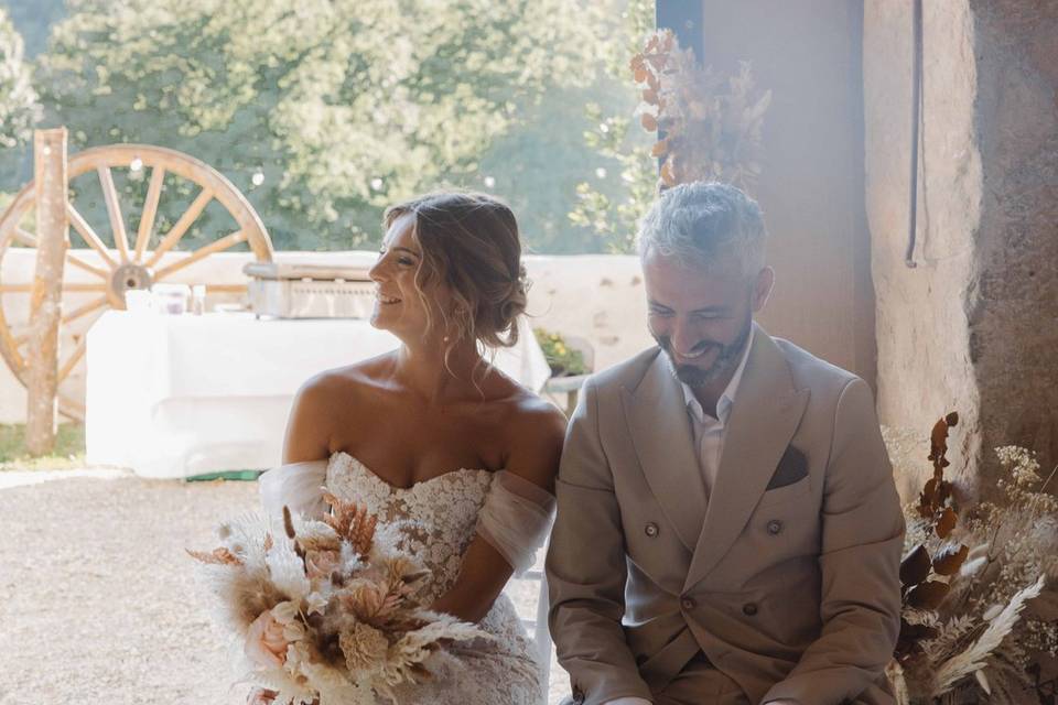 Mariage ferme du rocher