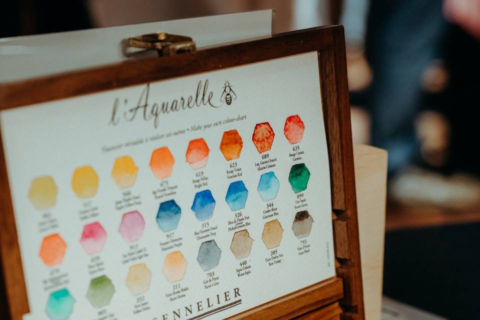 Palette aquarelle