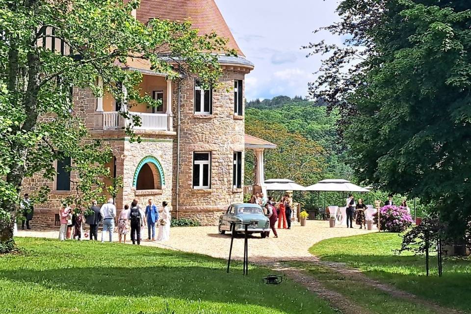 L'arrivée des mariés
