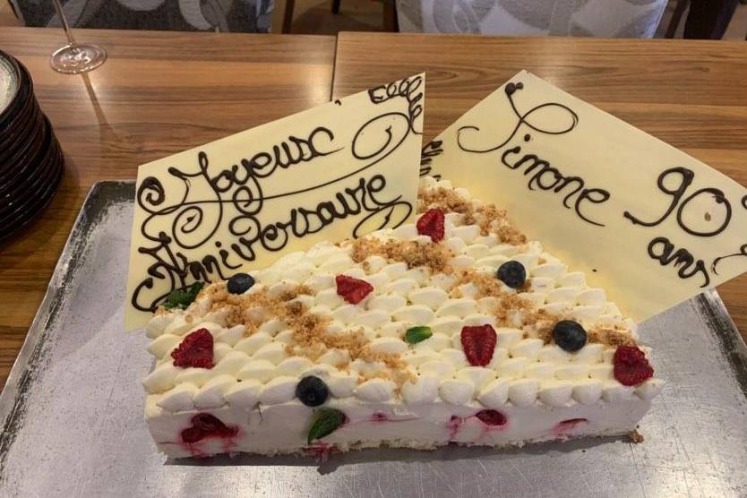 Gâteau fruits