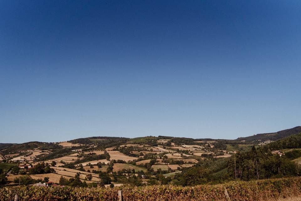 Vue sur la vallée