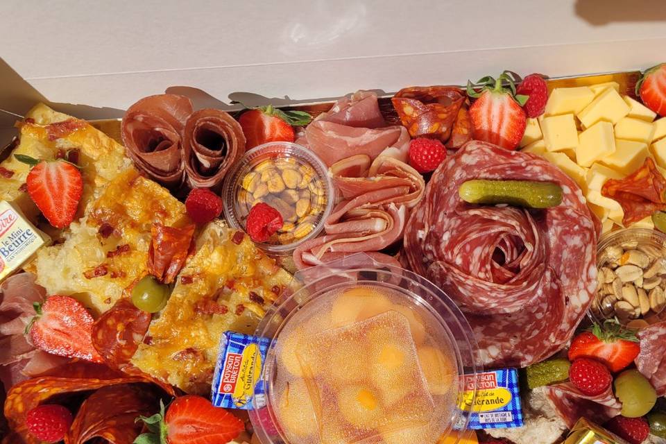 Plateau charcuterie fromage